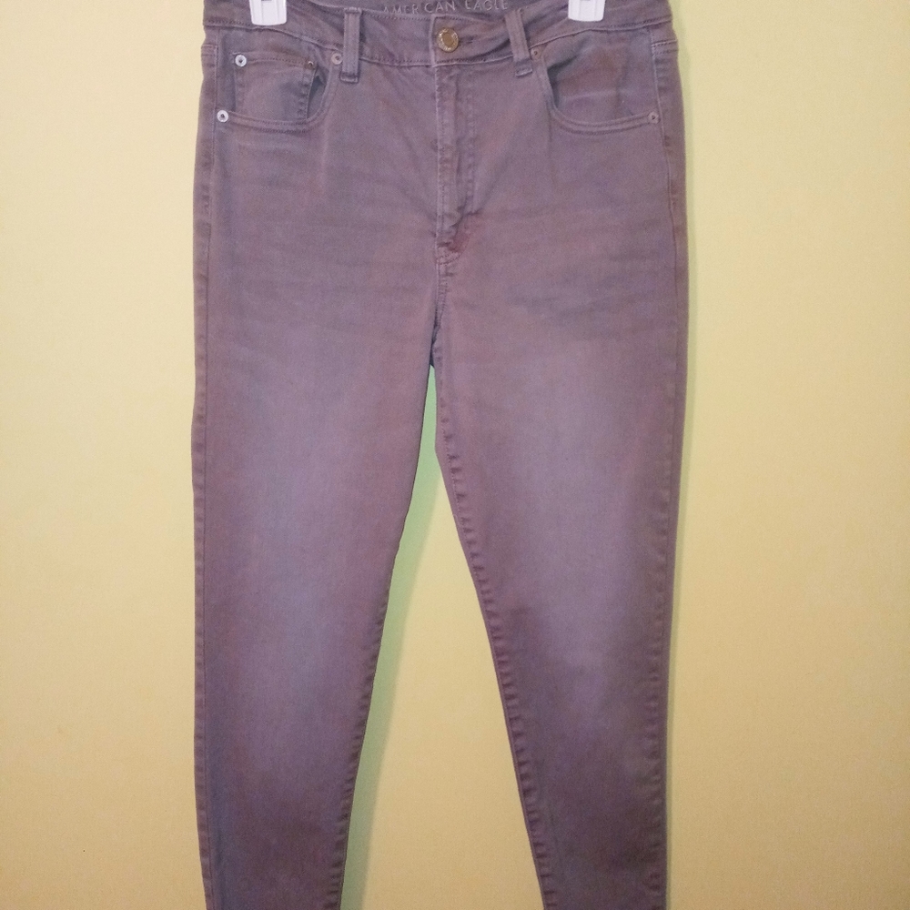Gray skinny jeans